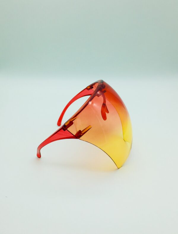 orange and red face shield - Image 4