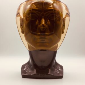 brown face shield