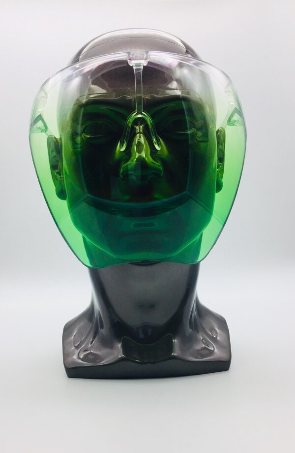 green face shield