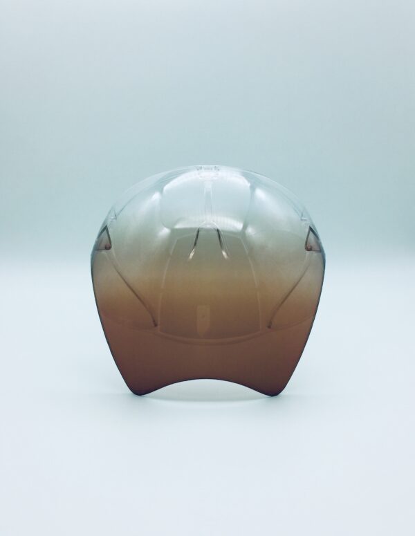 clear and brown face shield - Image 2