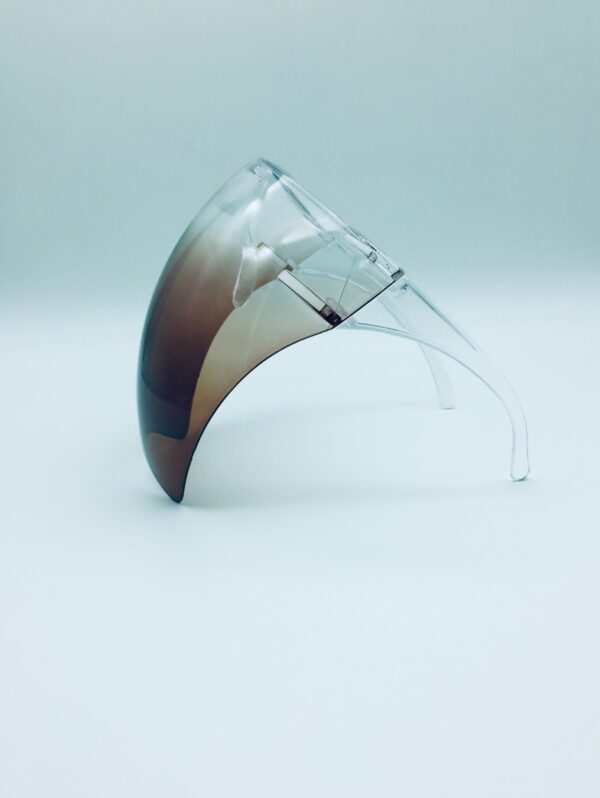 clear and brown face shield - Image 5